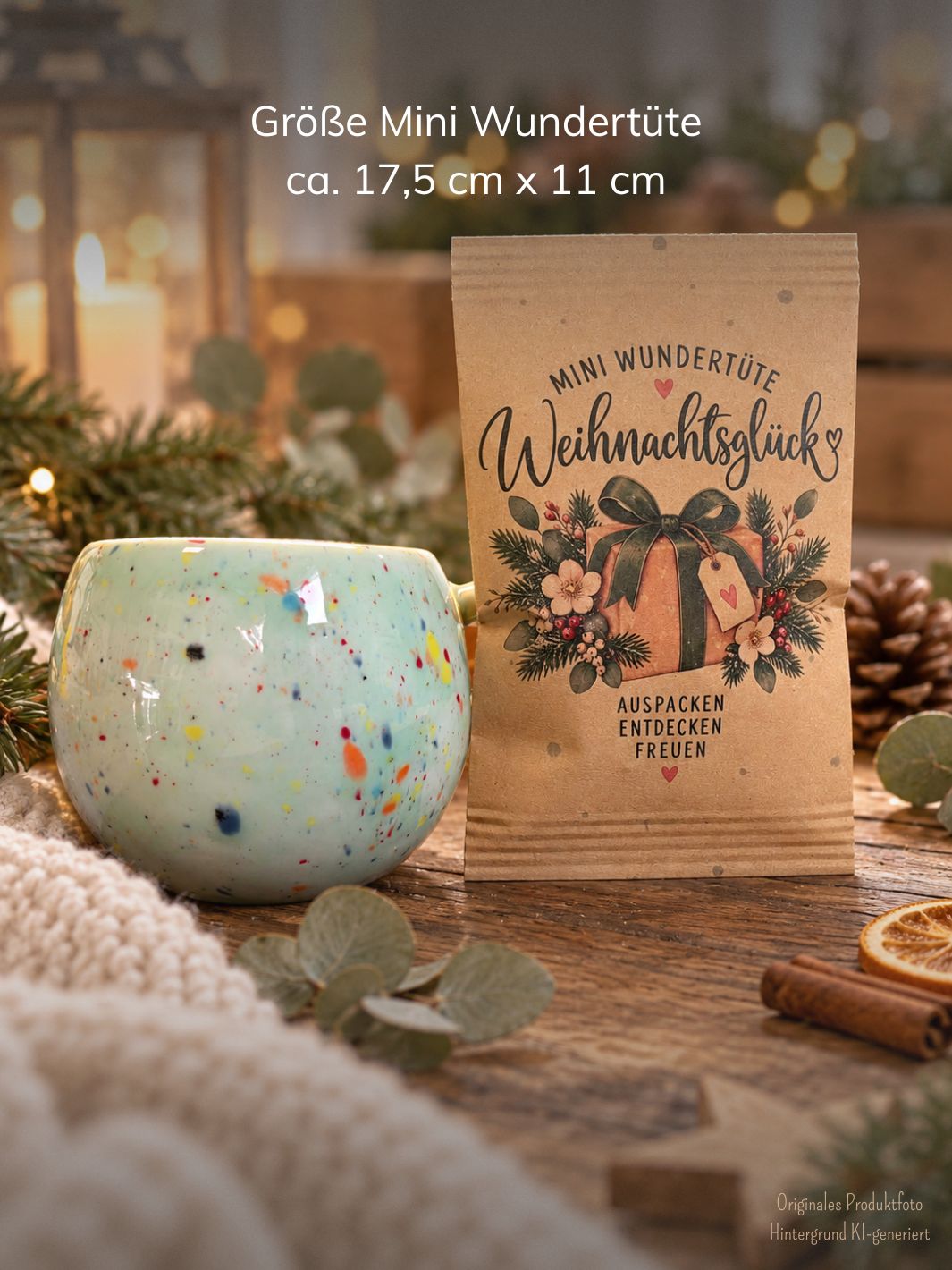 WEIHNACHTSGLÜCK Mini-Wundertüte – eine kleine Freude zum Fest