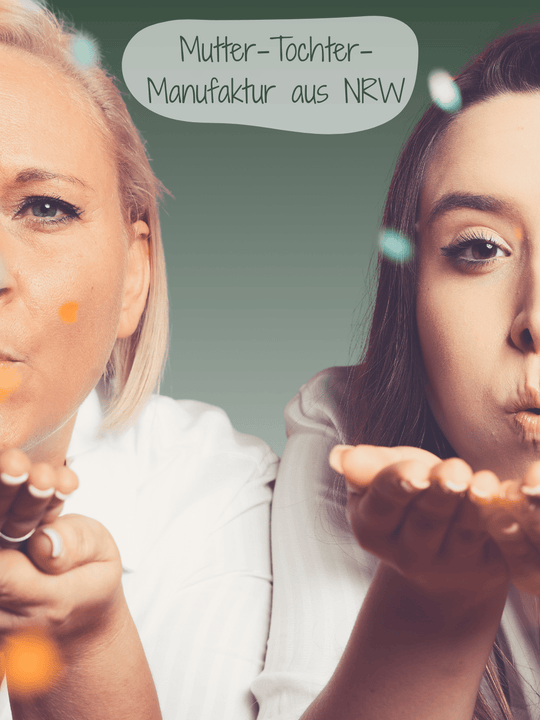 Familiengeführte Mutter-Tochter-Manufaktur bei der liebevolle Geschenkideen mit Herz entstehen – Achtsame Geschenke für Frauen bei Alles auf Anfang in Bedburg, NRW