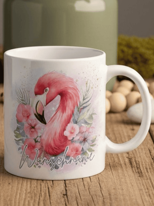 Keramikspardose Flamingo - achtsame Geschenke für Frauen bei Alles auf Anfang in Bedburg, NRW