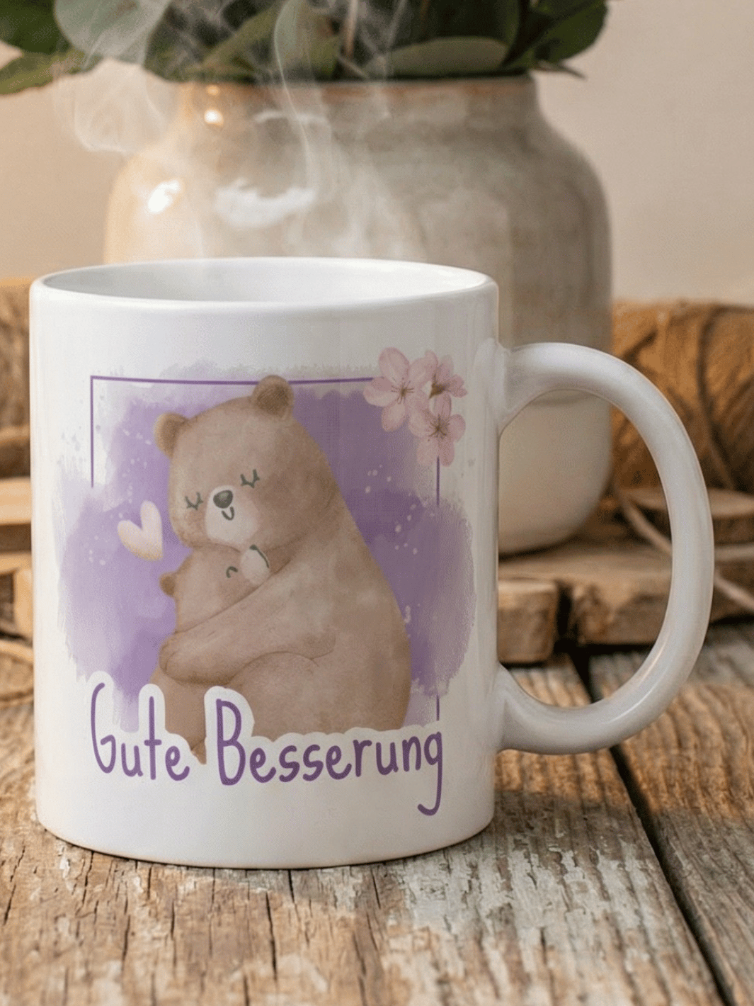 Keramiktasse Gute Besserung - achtsame Geschenke für Frauen bei Alles auf Anfang, Bedburg NRW