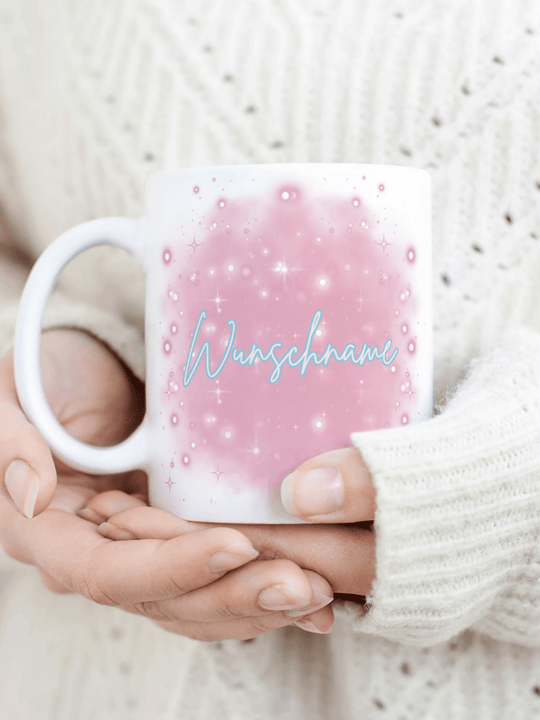 Keramiktasse mit Namaste Yoga Motiv – Geschenk für Frauen, Achtsamkeit, Balance, innere Ruhe & Selbstfürsorge