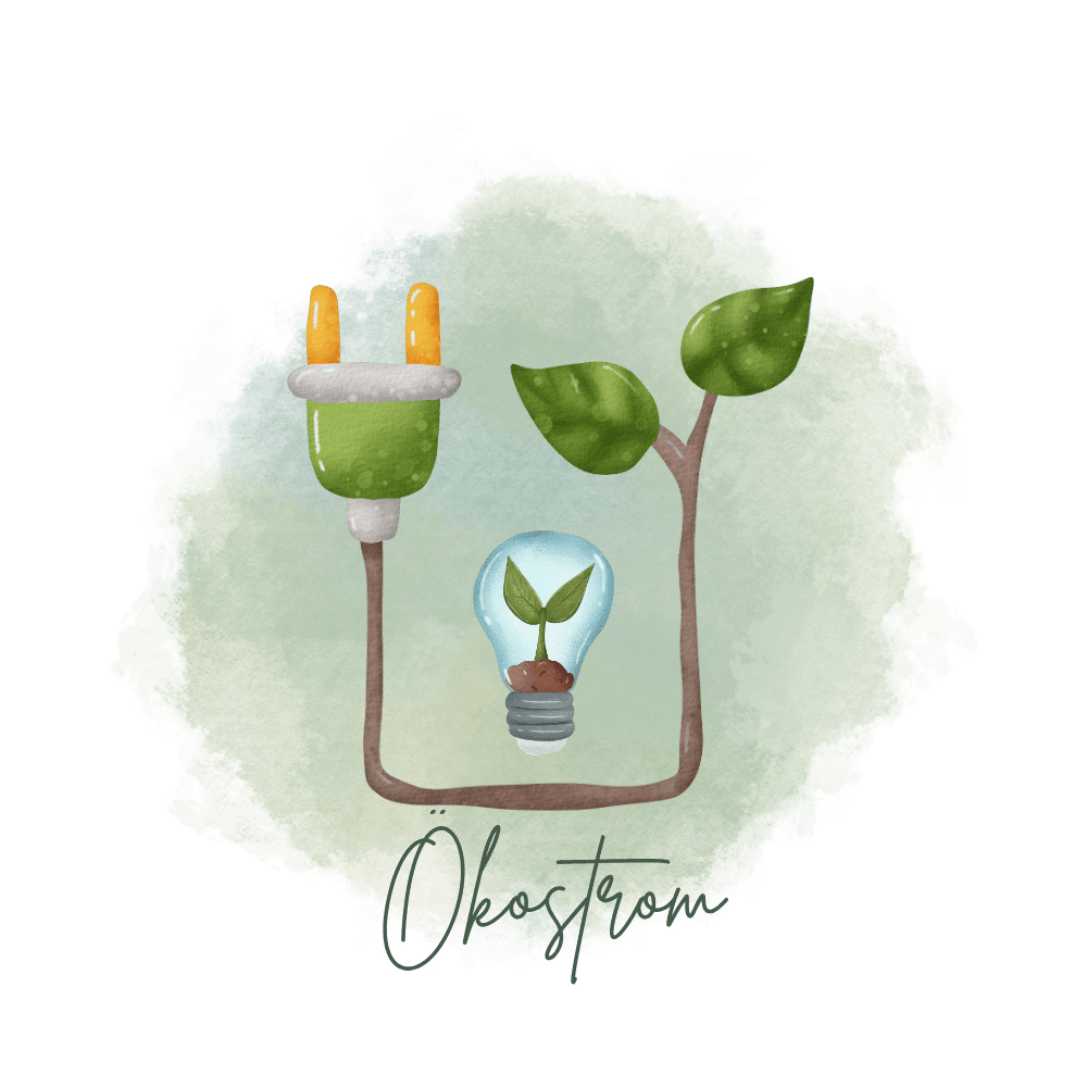 Wir nutzen für unsere personalisierten Geschenke für Frauen in unserer Mutter-Tochter-Manufaktur bei Alles auf Anfang Ökostrom