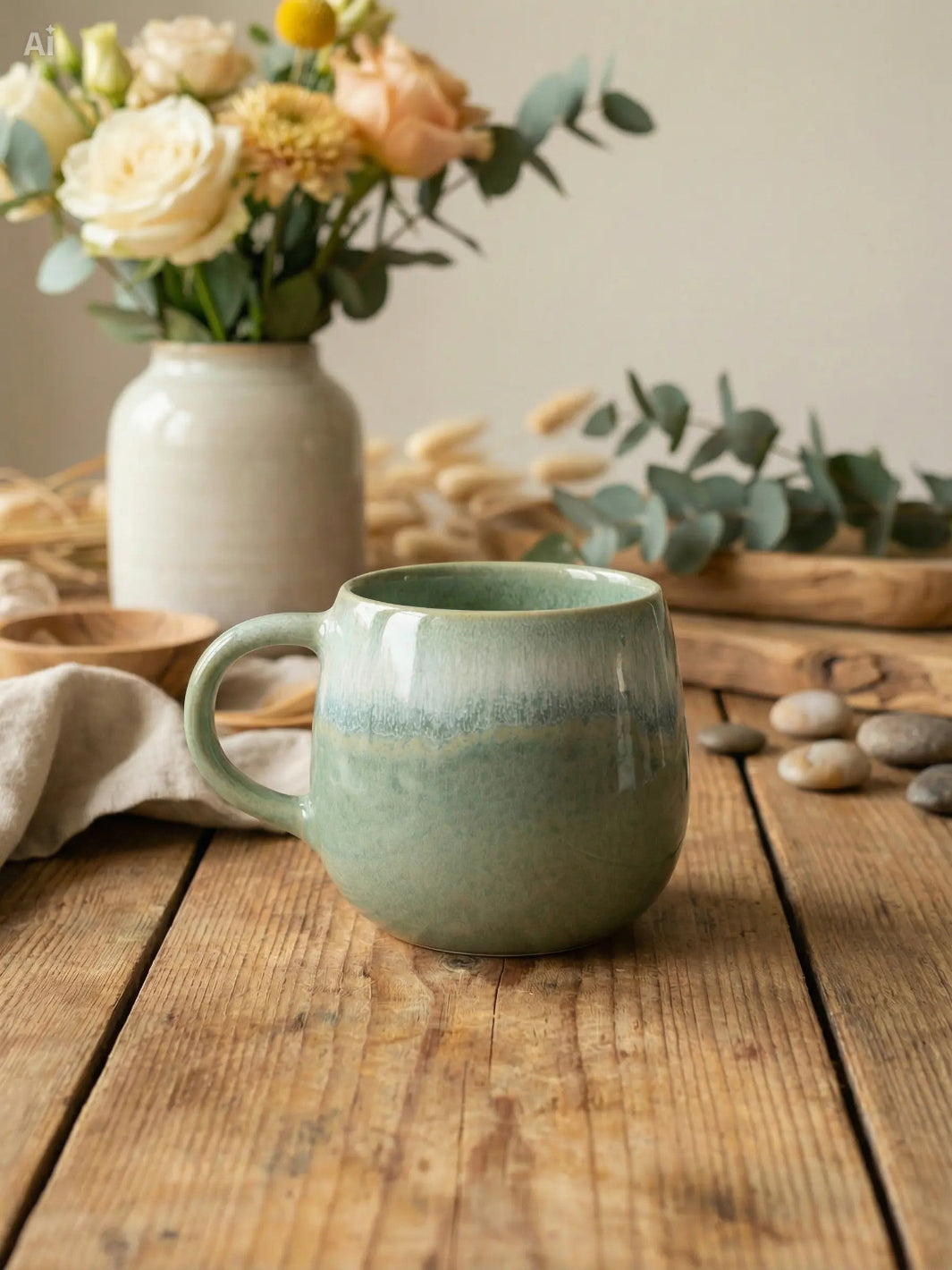 portugiesische Keramiktasse bei Alles auf Anfang. Achtsame Geschenke für Frauen aus Bedburg, NRW