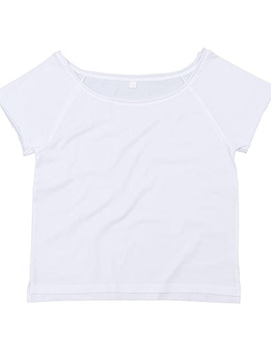 Damen Flashdance T-Shirt weiß