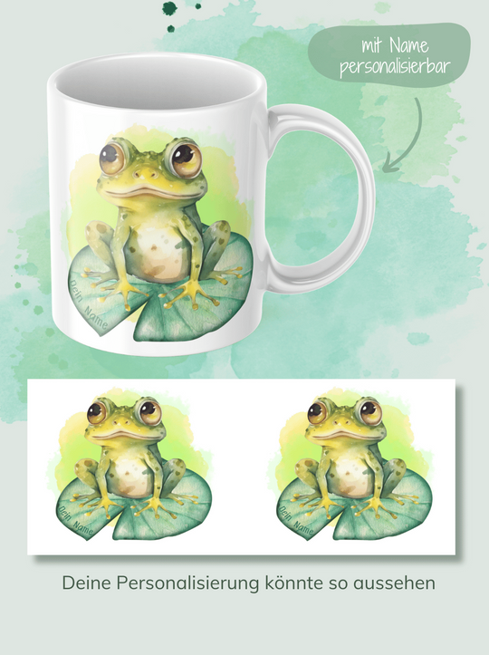 FROSCH Tasse (personalisierbar) Erklärung