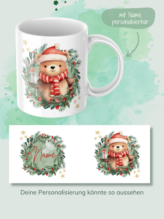 WEIHNACHTSBÄR Tasse Erklärbild