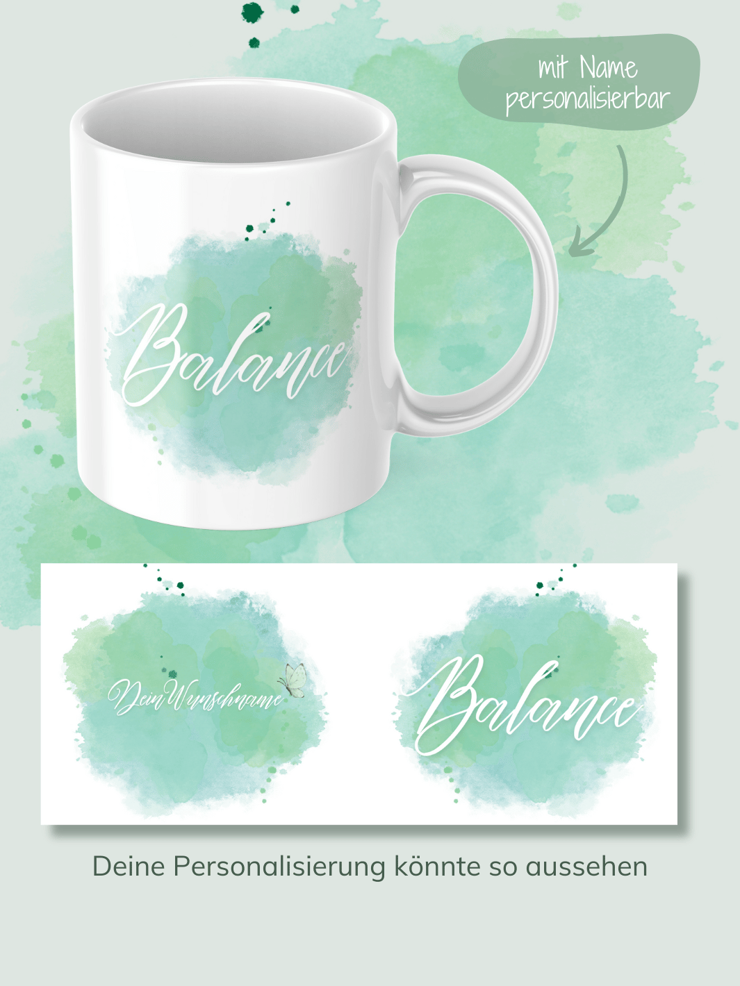 BALANCE Tasse (personalisierbar)