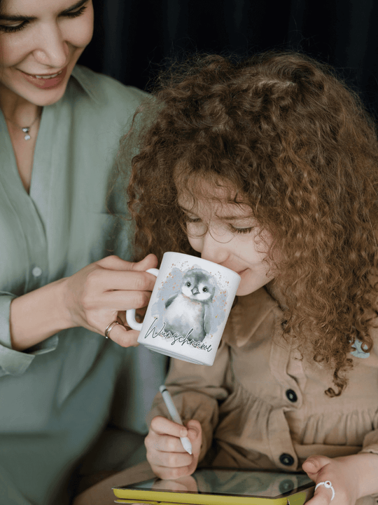 Pinguin Motiv – Geschenk für Frauen, Symbol für Zusammenhalt, Loyalität, Wärme & stille Stärke