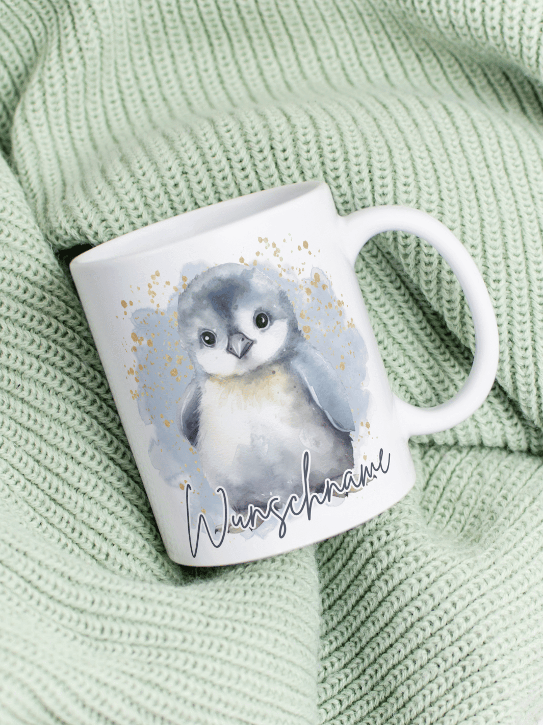 Pinguin Motiv – Geschenk für Frauen, Symbol für Zusammenhalt, Loyalität, Wärme & stille Stärke