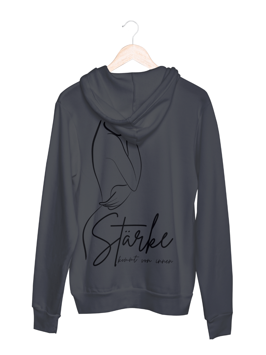 STÄRKE Hoodie slimfit asphalt