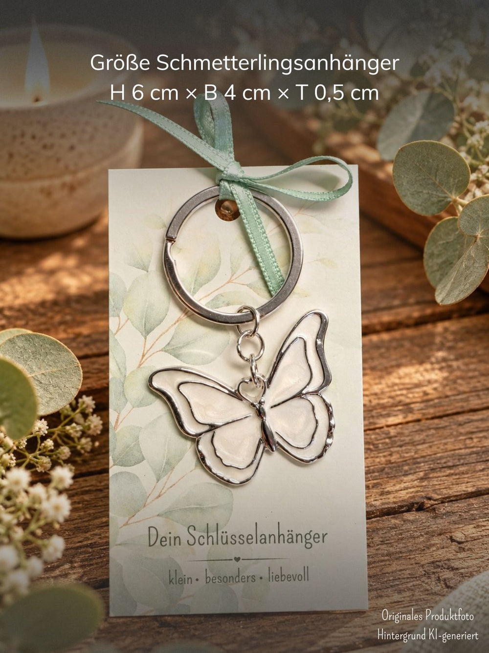 SCHMETTERLING Schlüsselanhänger – wenn Neues leichter werden darf