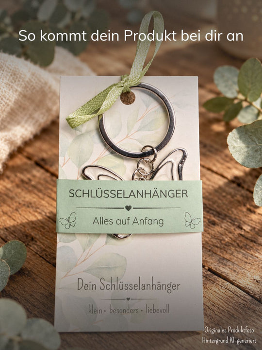 SCHMETTERLING Schlüsselanhänger – wenn Neues leichter werden darf