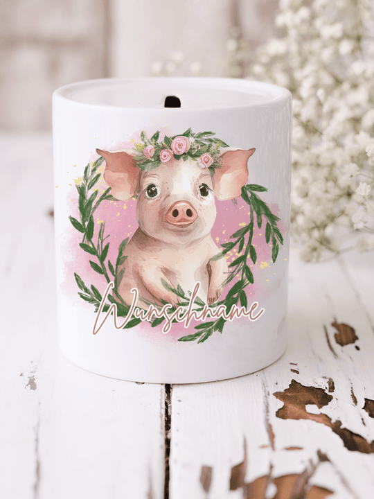 Schweinchen Spardose – Geschenk für Frauen, Glücksbegleiter zum Sparen, Symbol für Leichtigkeit, Fülle & gute Gefühle