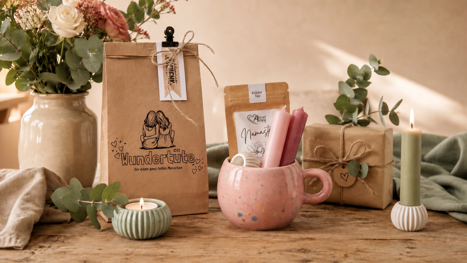 Titelbild Alles auf Anfang - achtsame Geschenke für Frauen aus Bedburg, NRW