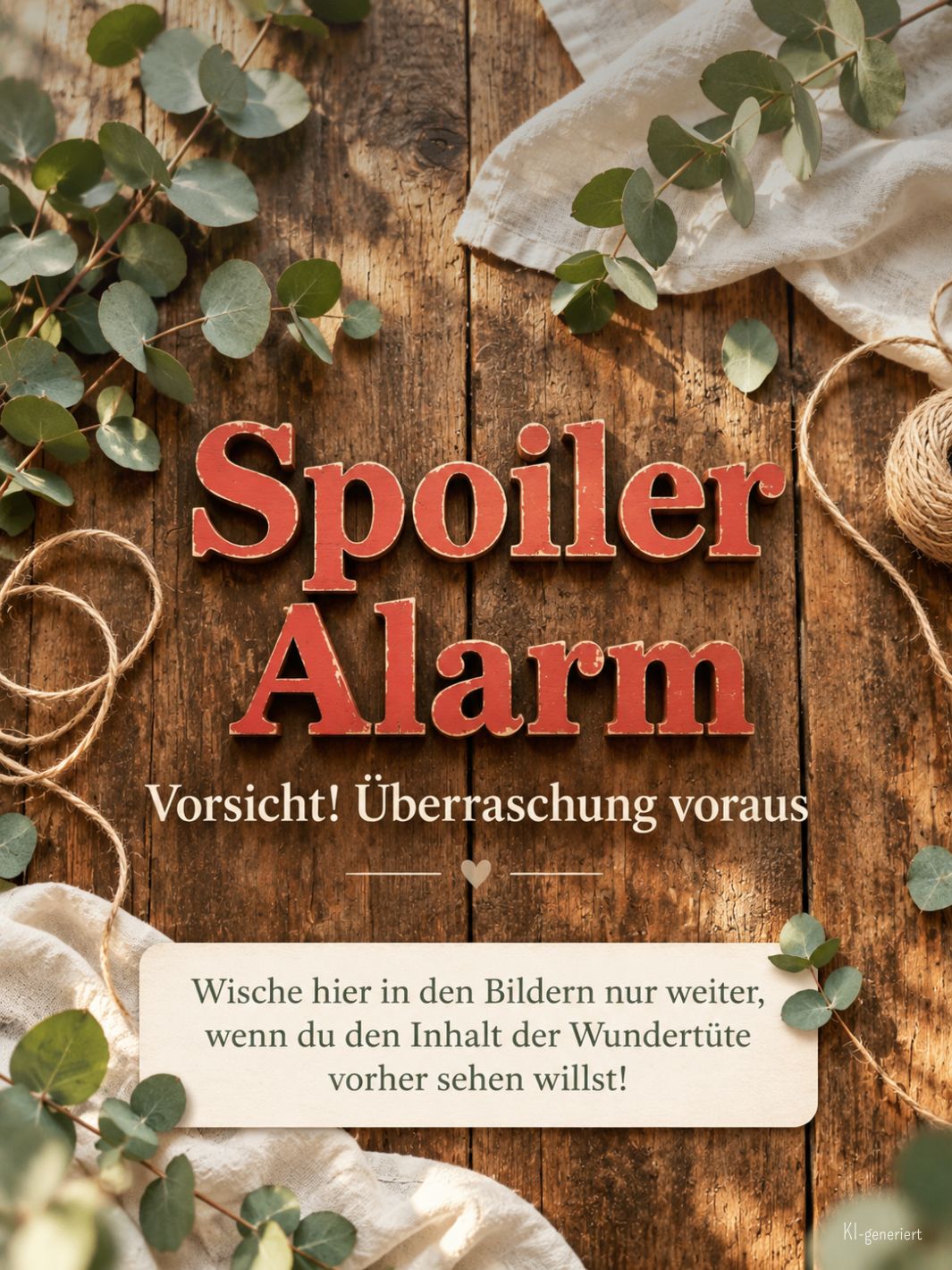 FÜR DICH Mini-Wundertüte  – einfach, weil du an sie denkst