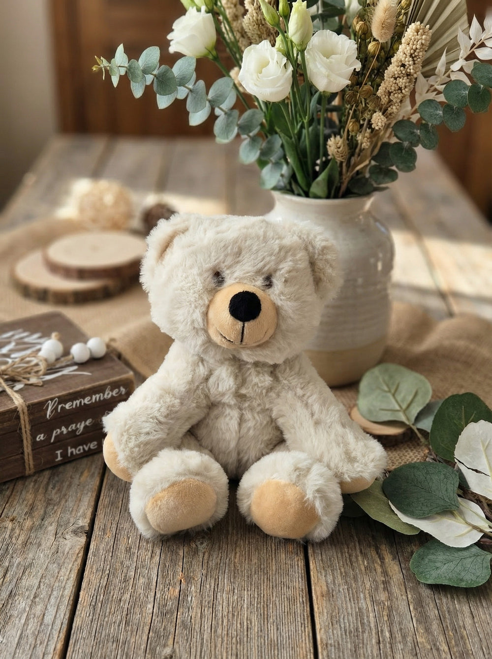 Teddybär Paul aus recycelten PET - achtsame Geschenke für Frauen bei Alles auf Anfang in Bedburg, NRW