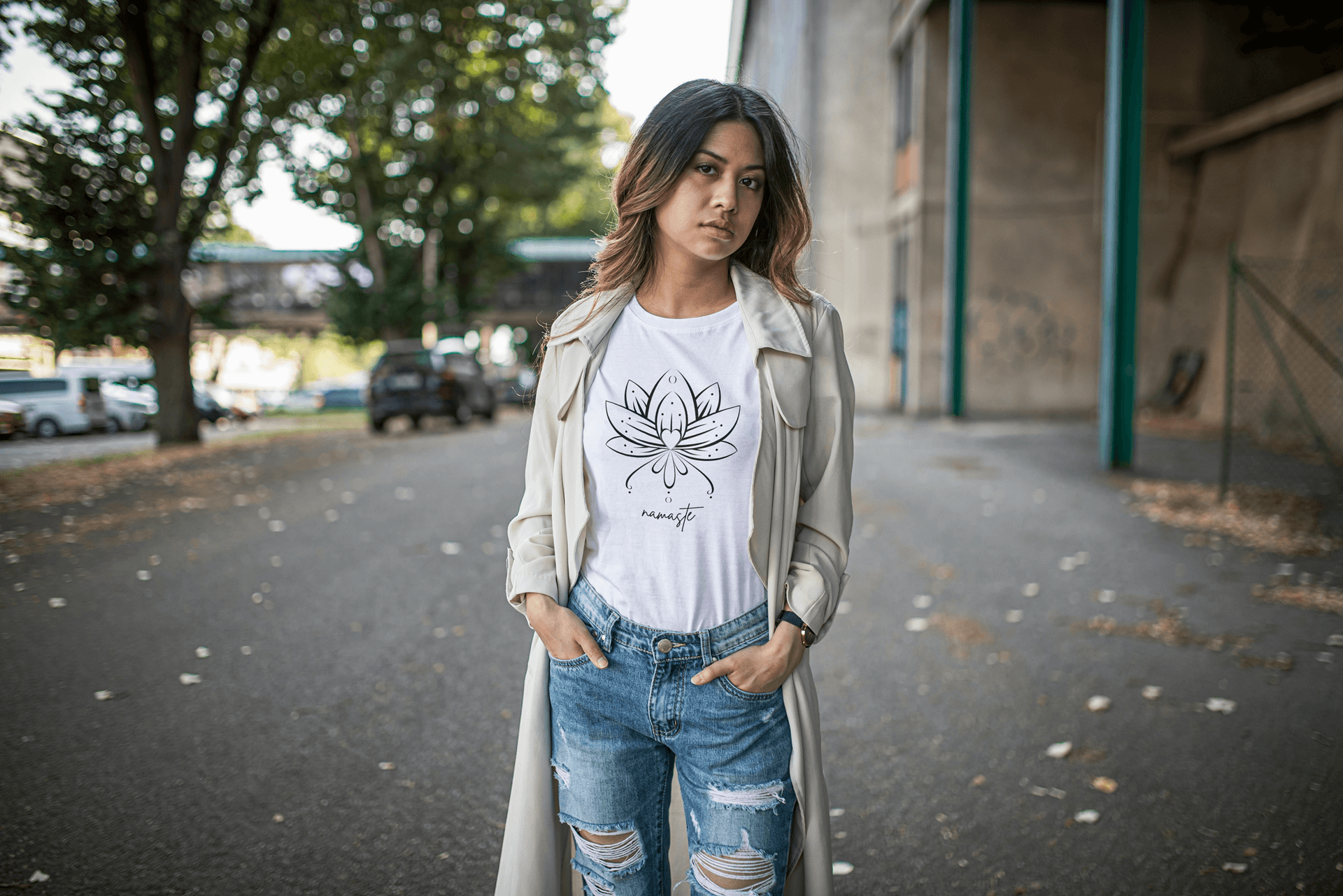 handveredelte T-Shirts •  lässig, urban und immer bequem
