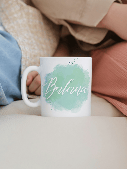 Geschenke für Herz & Seele - ideale Geschenkidee für die Freundin - BALANCE Tasse