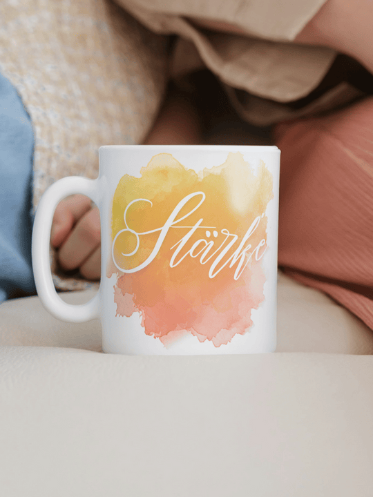 Geschenke für Herz & Seele - ideale Geschenkidee für die Freundin - STÄRKE Tasse