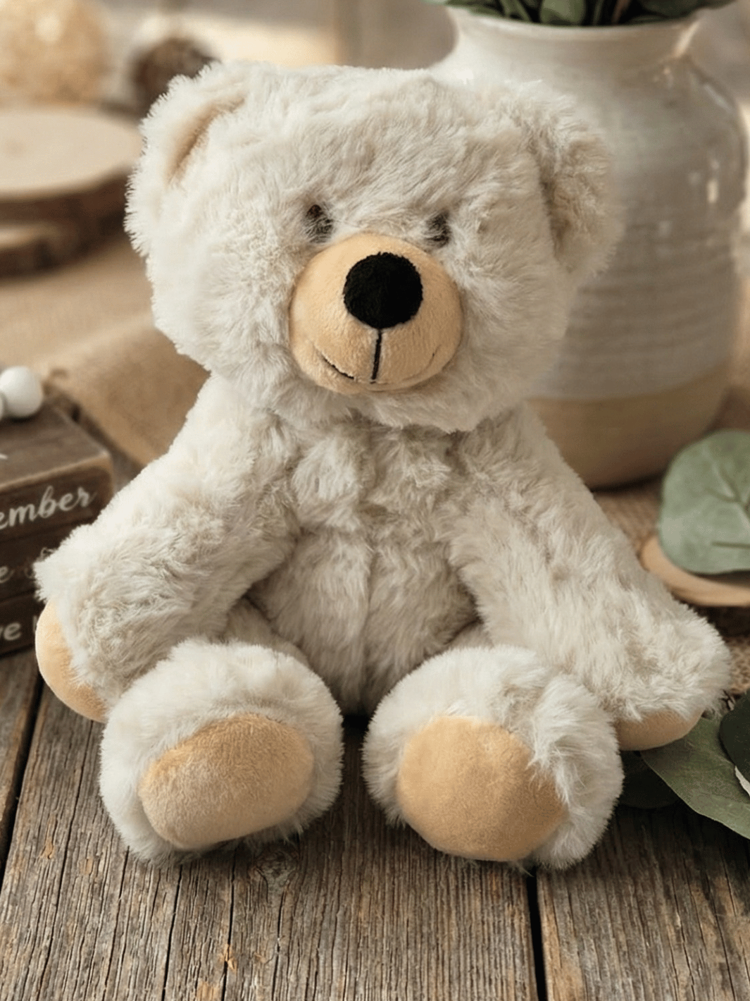 Teddybär Paul aus recycelten PET - achtsame Geschenke für Frauen bei Alles auf Anfang in Bedburg, NRW