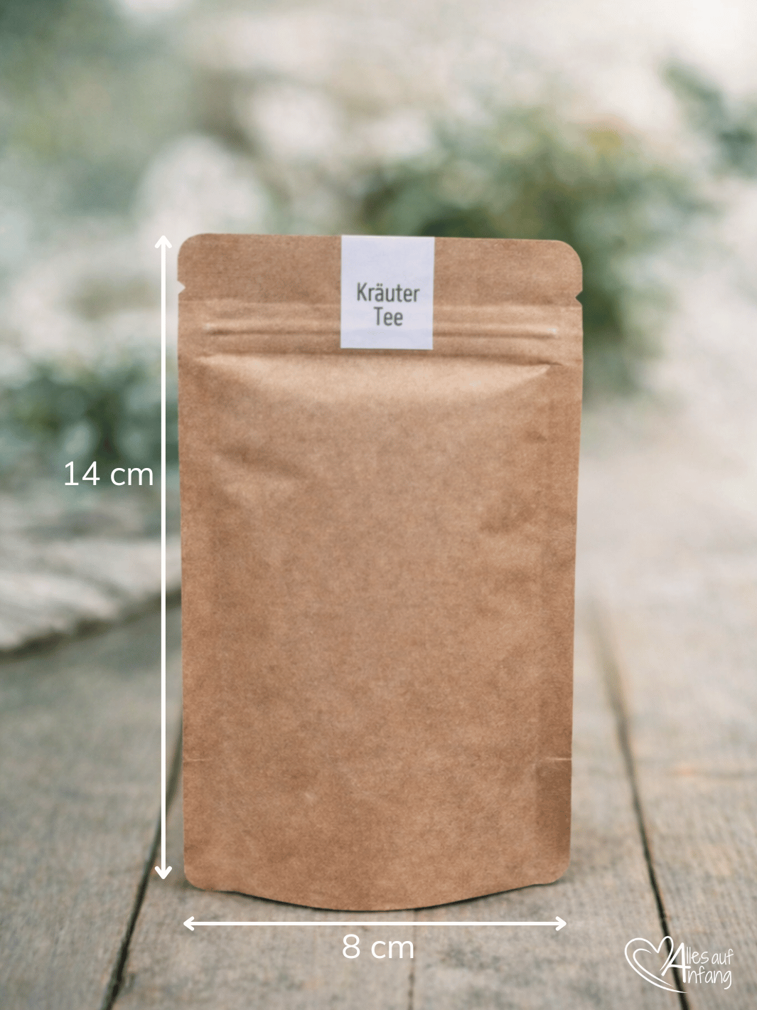 Größen Tee-Geschenktütchen,  achtsame Geschenke für Frauen bei Alles auf Anfang in Bedburg, NRW