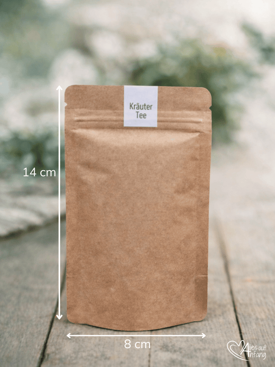 Größen Tee-Geschenktütchen,  achtsame Geschenke für Frauen bei Alles auf Anfang in Bedburg, NRW