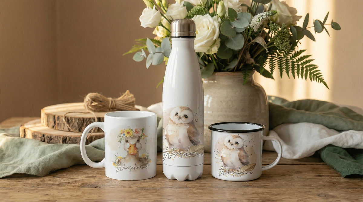 Tassen & Flaschen – Geschenke für Frauen – Alles auf Anfang