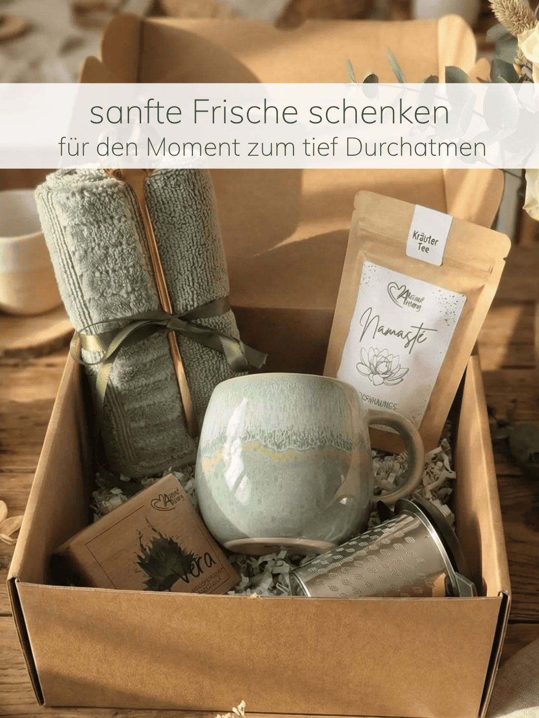 Geschenkbox Frische Pause - achtsame Geschenke für Frauen bei Alles auf Anfang aus Bedburg NRW