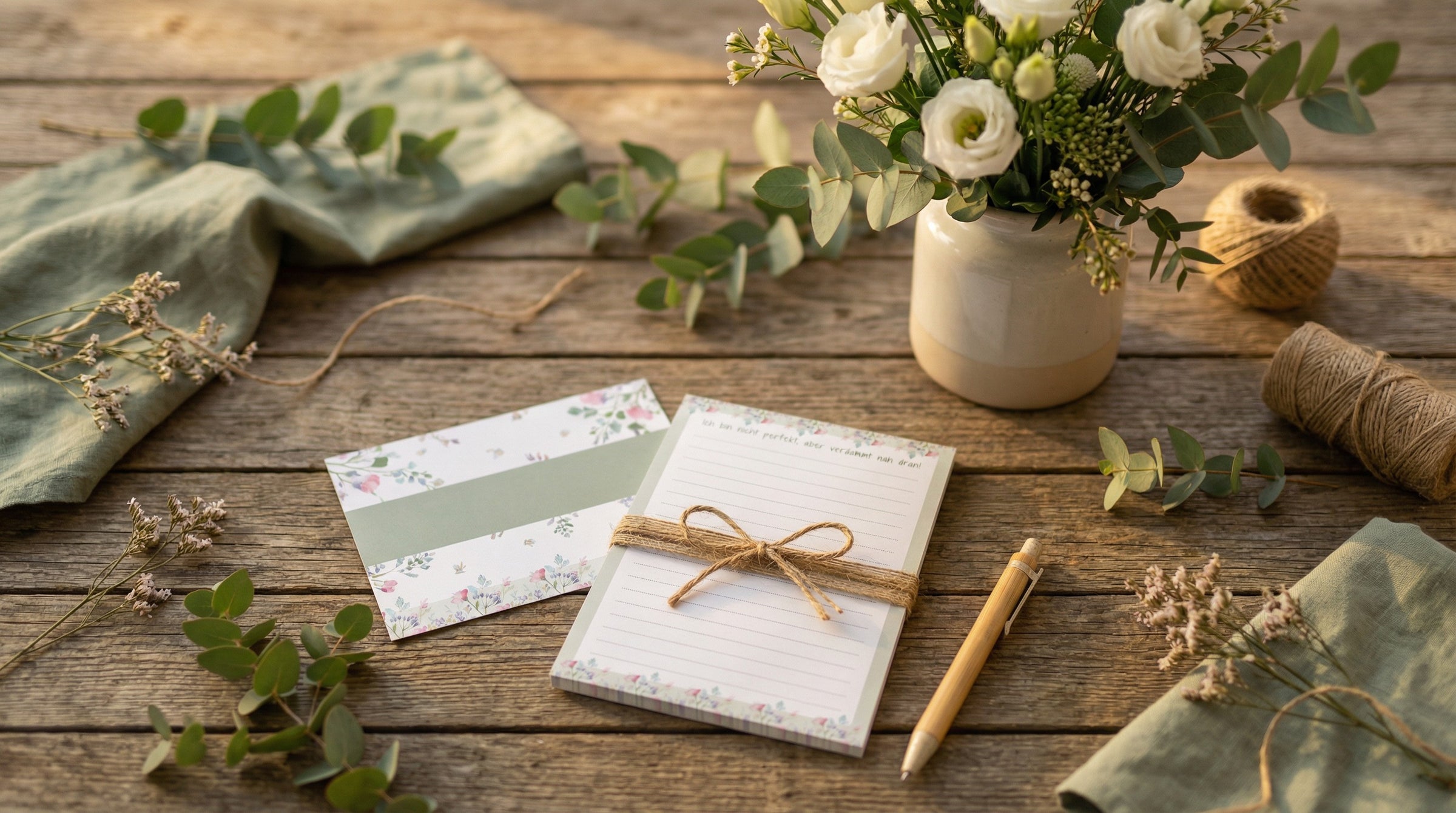 Papeterie - Notizblöcke als achtsame Geschenke für Frauen bei Alles auf Anfang in Bedburg, NRW