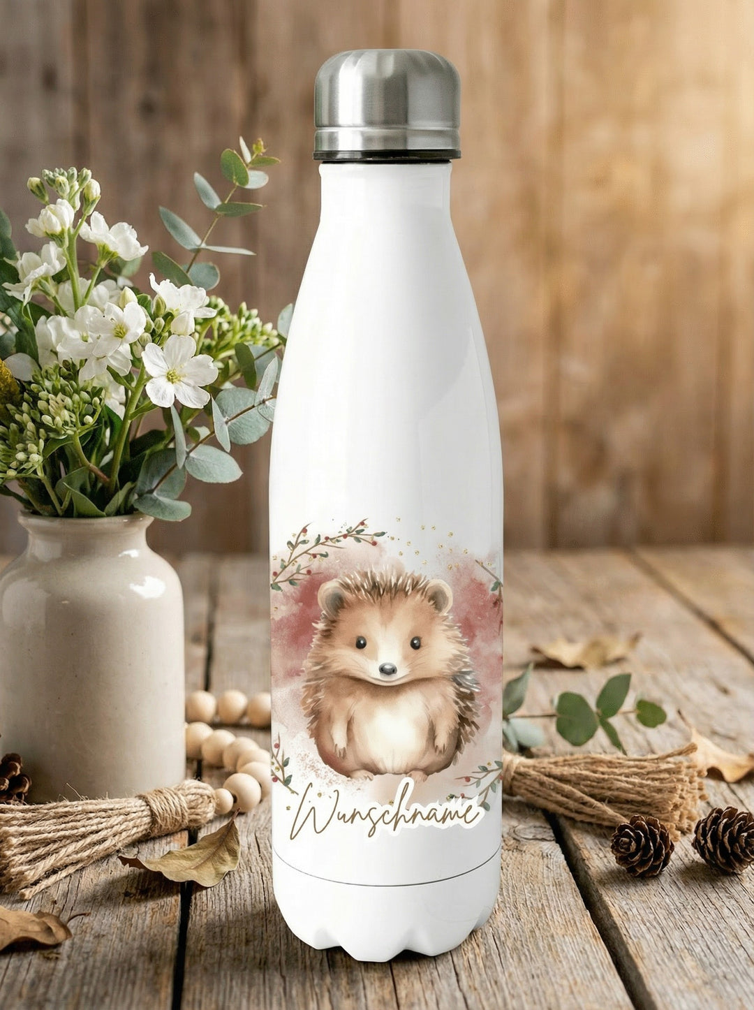 Igel Trinkflasche personalisiert - achtsame Geschenke für Frauen und Mädchen bei Alles auf Anfang in Bedburg, NRW
