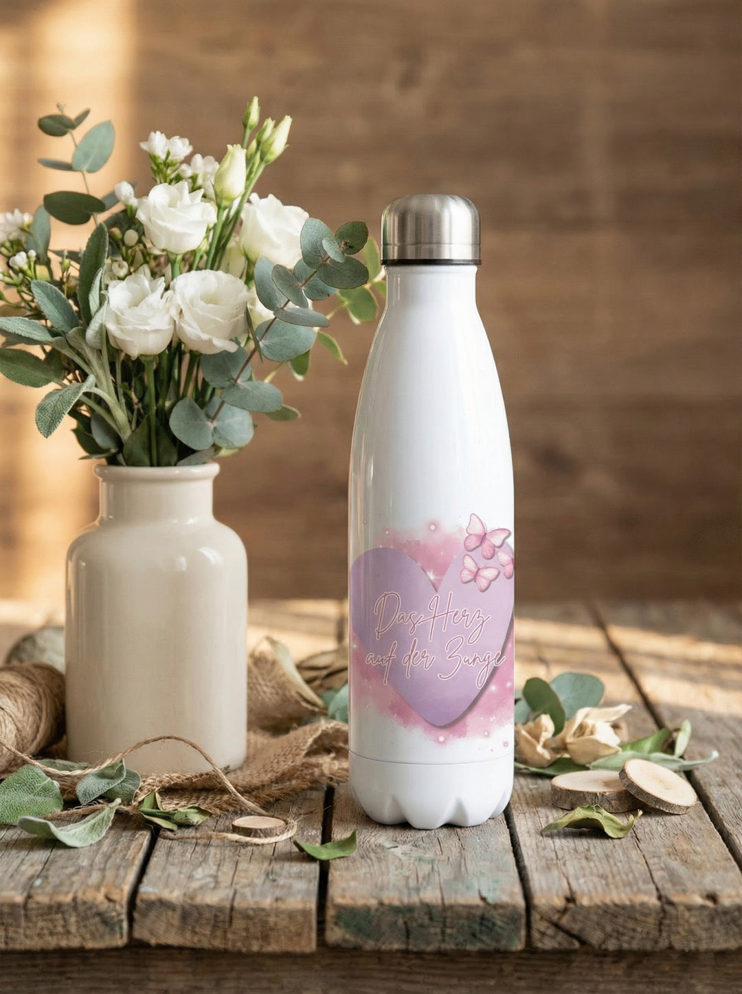 Trinkflasche Das Herz auf der Zunge - achtsame Geschenke für Frauen bei Alles auf Anfang in Bedburg, NRW