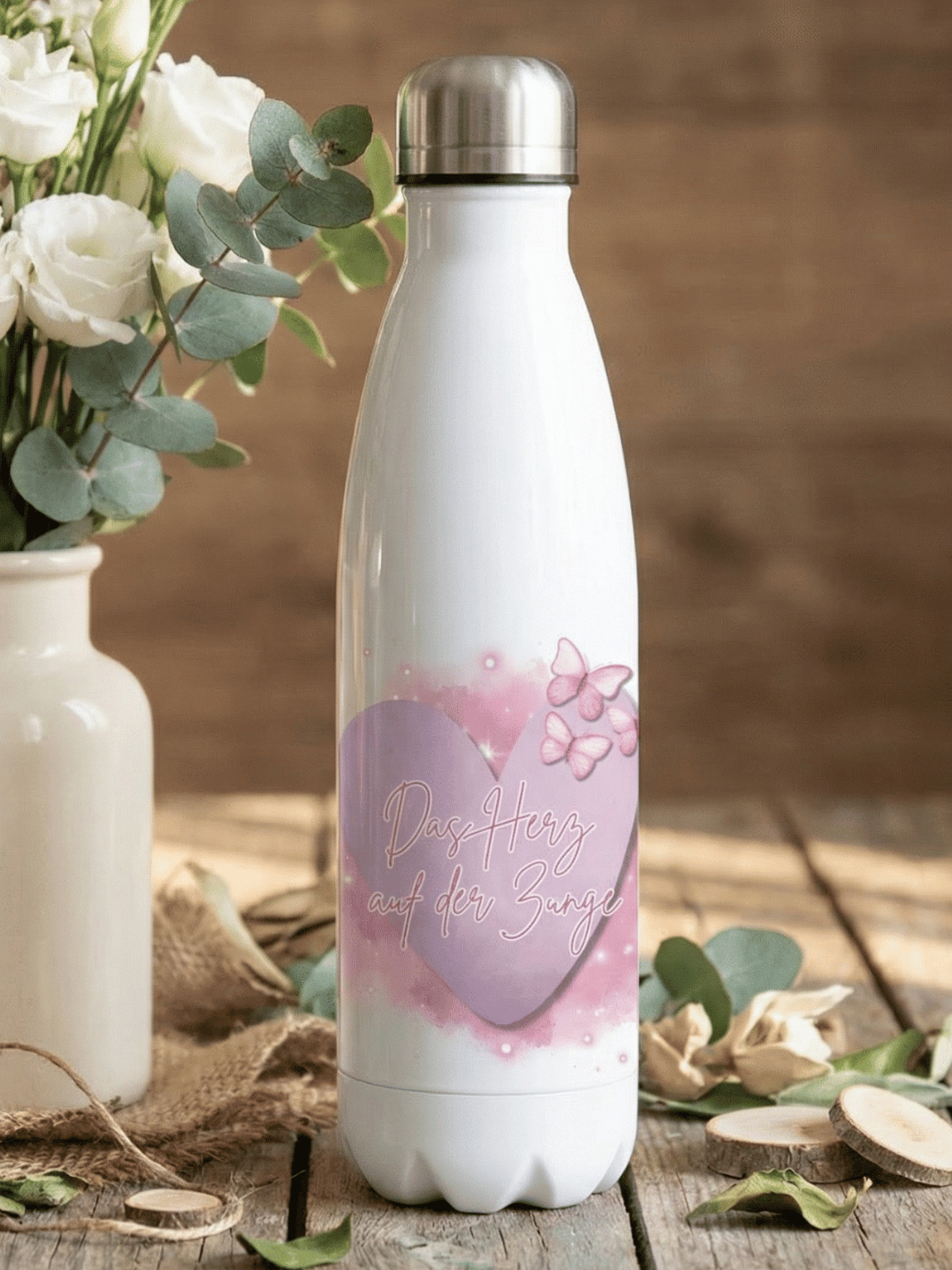 Trinkflasche Das Herz auf der Zunge - achtsame Geschenke für Frauen bei Alles auf Anfang in Bedburg, NRW