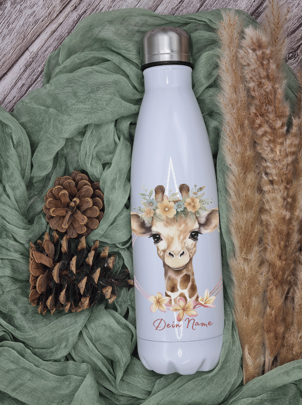 GIRAFFE Trinkflasche 500ml (personalisierbar)