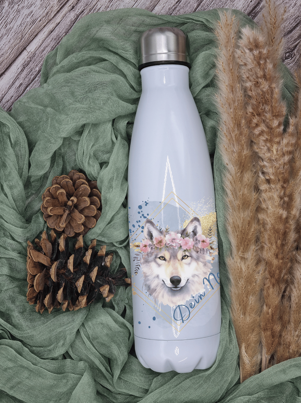 WOLF Trinkflasche 500ml (personalisiert)