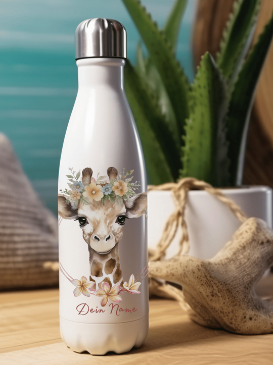 GIRAFFE Trinkflasche (personalisierbar)