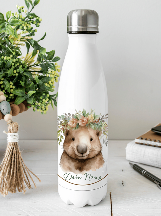 WOMBAT Trinkflasche (personalisierbar)