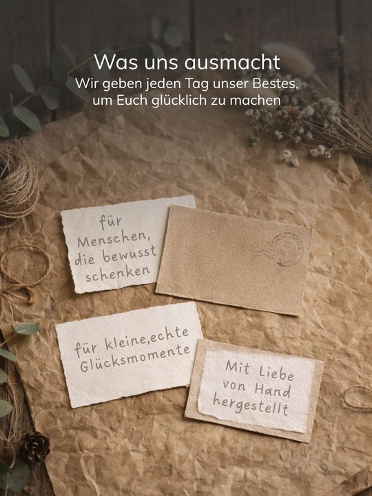 Was uns ausmacht - Alles auf Anfang, achtsame Geschenke für Frauen