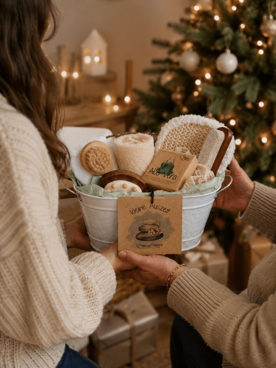 Wellness-Geschenkset Weihnacht. Achtsame Geschenke für Frauen, Alles auf Anfang
