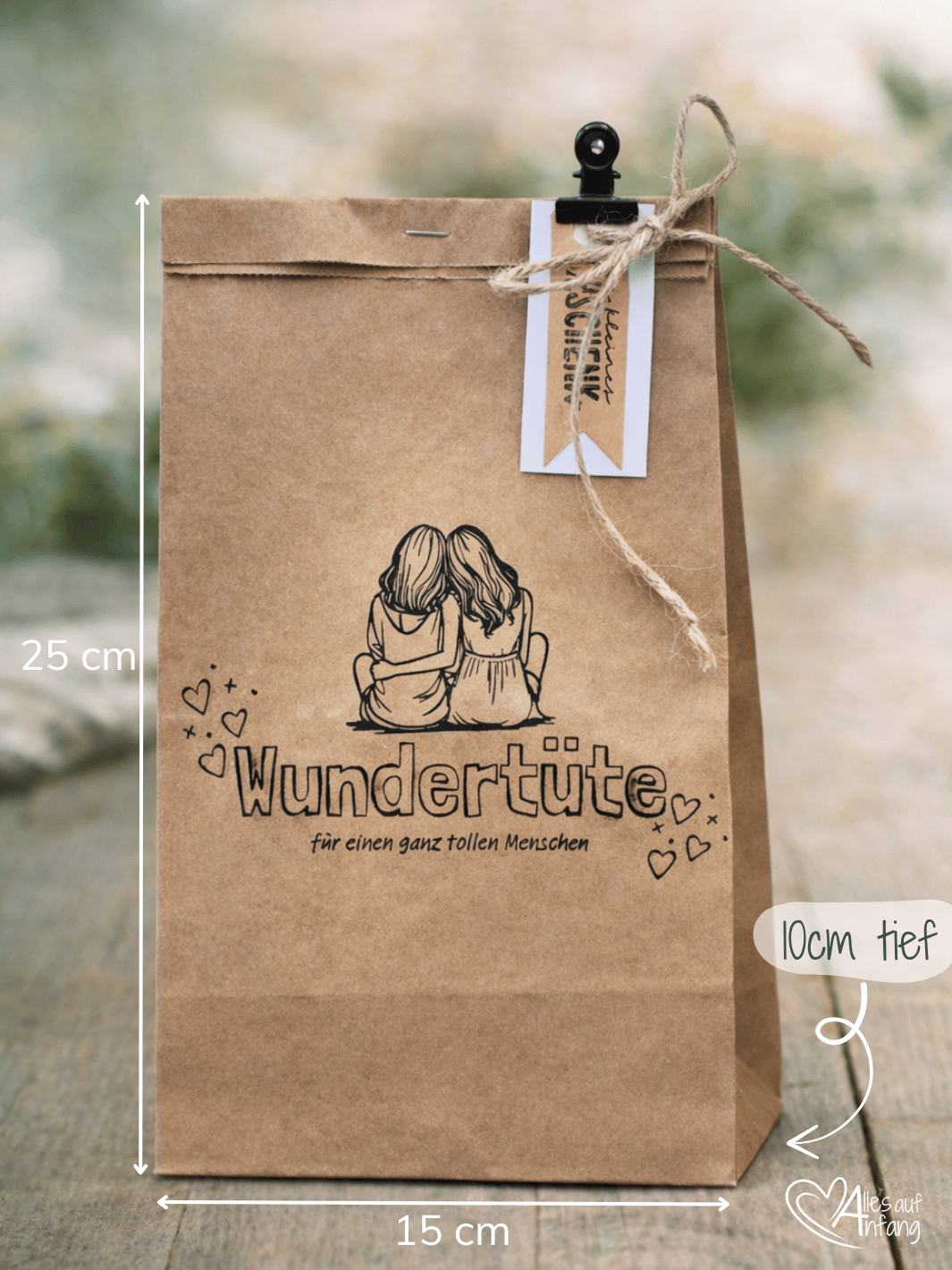 Wundertüte voller guter Gedanken – kleine Aufmerksamkeit, Mutmacher oder Überraschung. Achtsame Geschenke für Frauen bei Alles auf Anfang in Bedburg, NRW