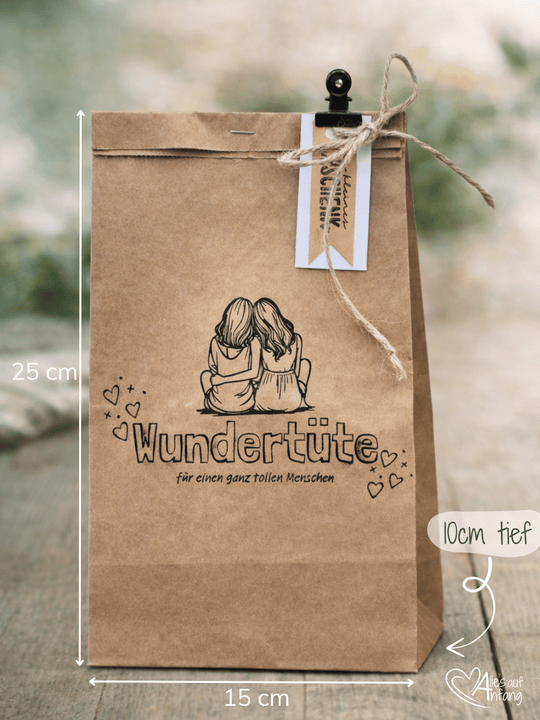 Wundertüte voller guter Gedanken – kleine Aufmerksamkeit, Mutmacher oder Überraschung. Achtsame Geschenke für Frauen bei Alles auf Anfang in Bedburg, NRW
