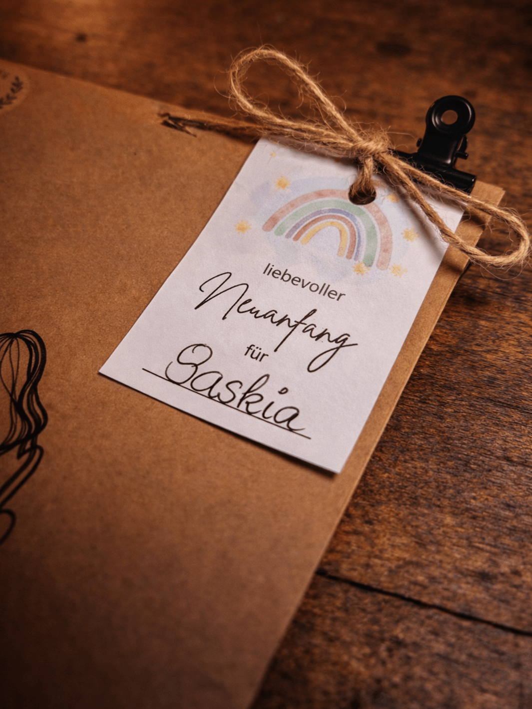 Wundertüte "Neuanfang" personalisierbar - achtsame Geschenke für Frauen bei Alles auf Anfang in Bedburg NRW. Nachhaltig, handgemacht und personalisierbar