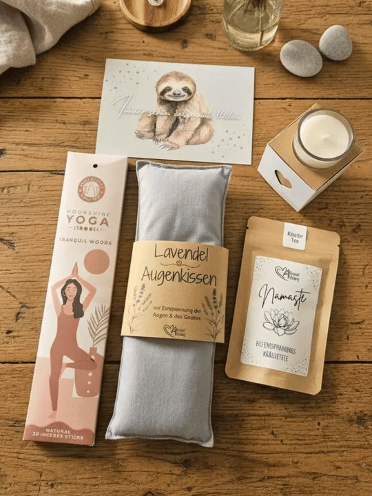 Wundertüte kleine Auszeit Deluxe Inhalt - achtsame Geschenke für Frauen bei Alles auf Anfang in Bedburg, NRW