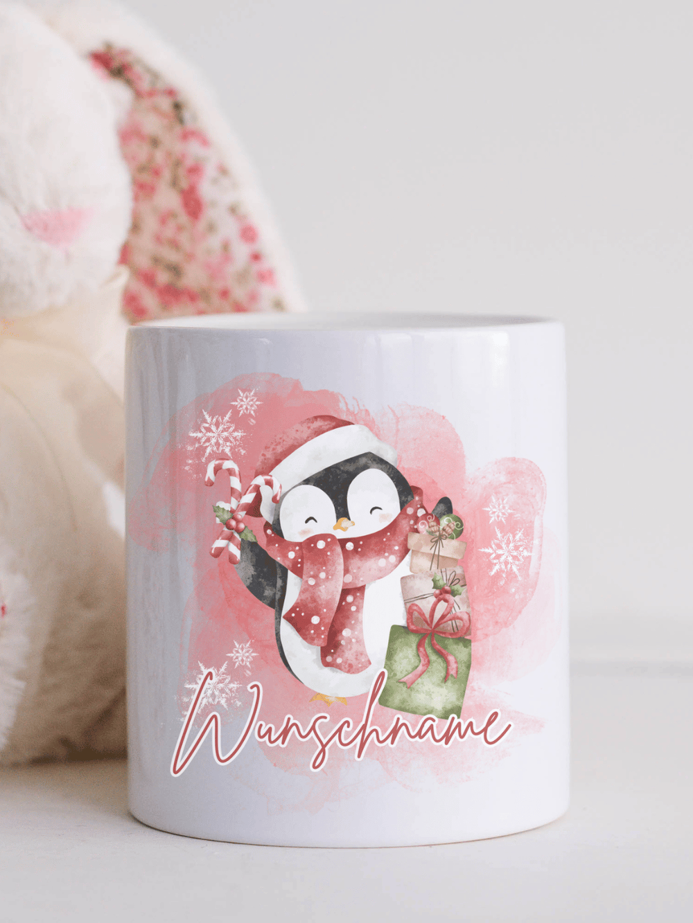 X-MAS Pinguin Keramikspardose - Alles auf Anfang - Geschenk für Frauen
