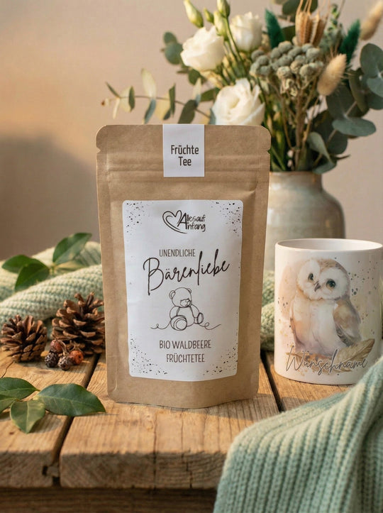 Bärenliebe Bio Waldbeere Früchtetee - achtsame Geschenke für Frauen bei Alles auf Anfang in Bedburg, NRW