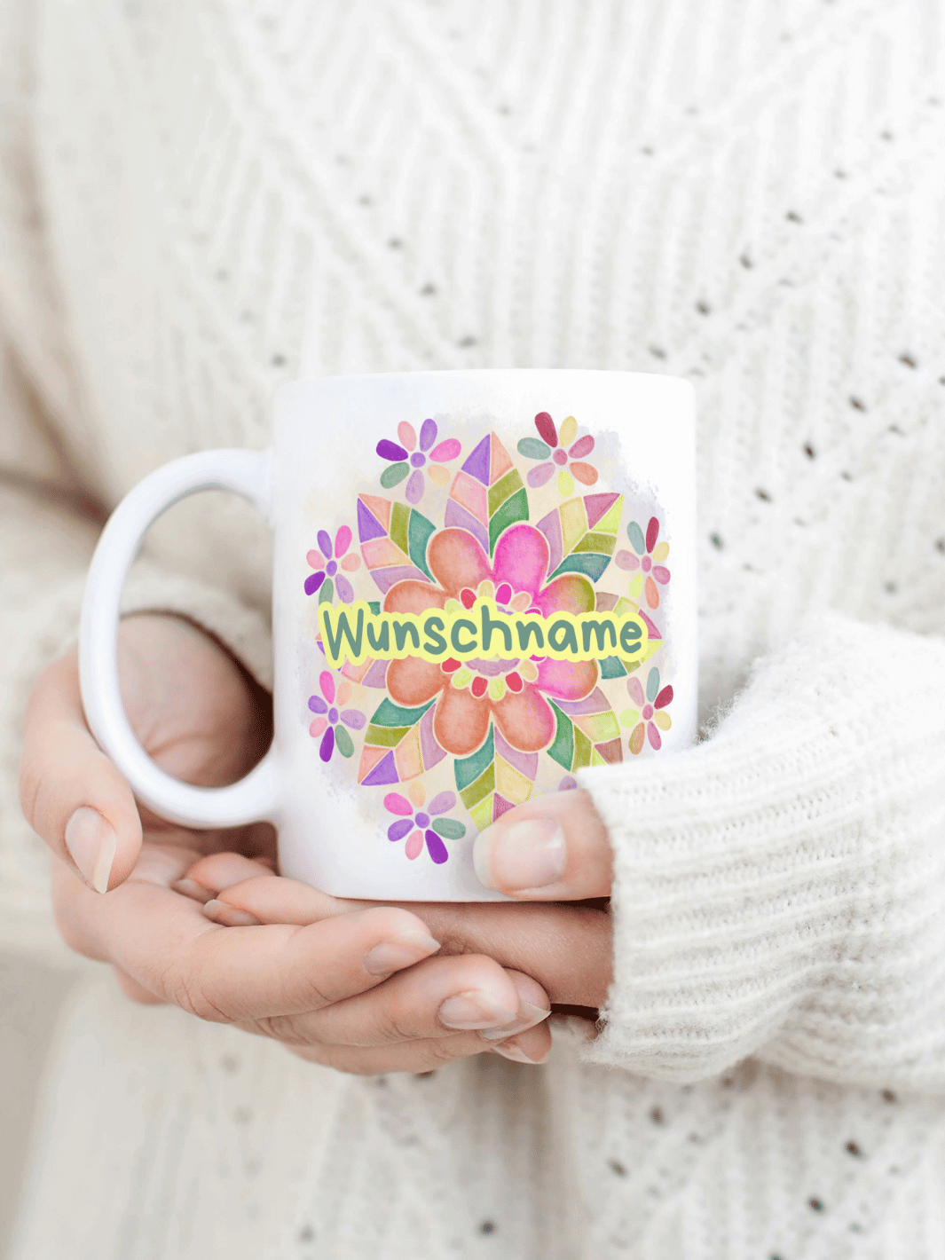 BUNT IST MEINE SUPERKRAFT Tasse - Alles auf Anfang - personalisierte Geschenke für Frauen