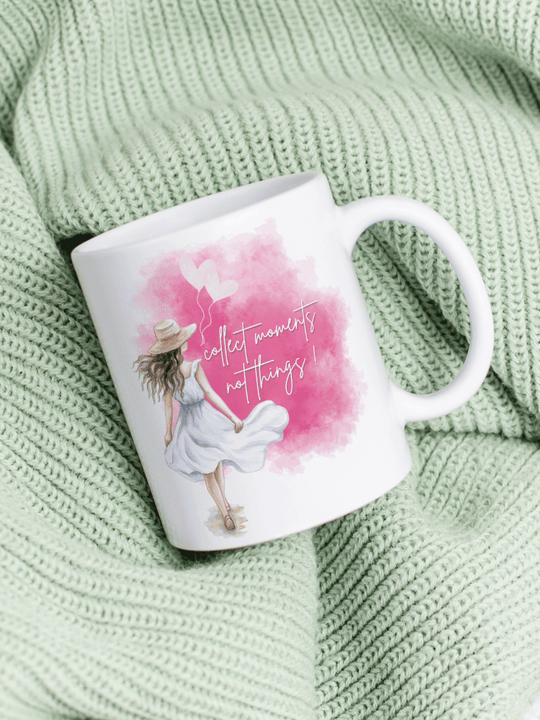 Keramiktasse Collect Moments - achtsame Geschenke für Frauen bei Alles auf Anfang in Bedburg, NRW