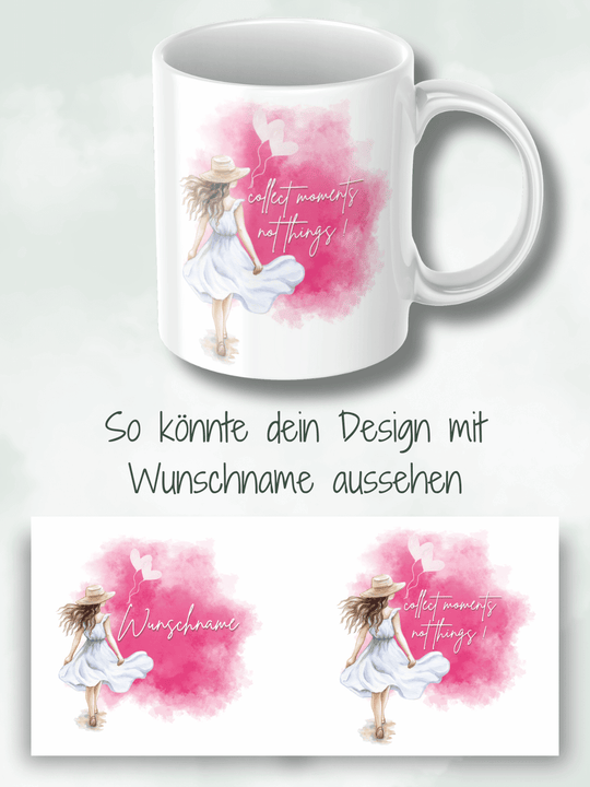 Keramiktasse Collect Moments - achtsame Geschenke für Frauen bei Alles auf Anfang in Bedburg, NRW