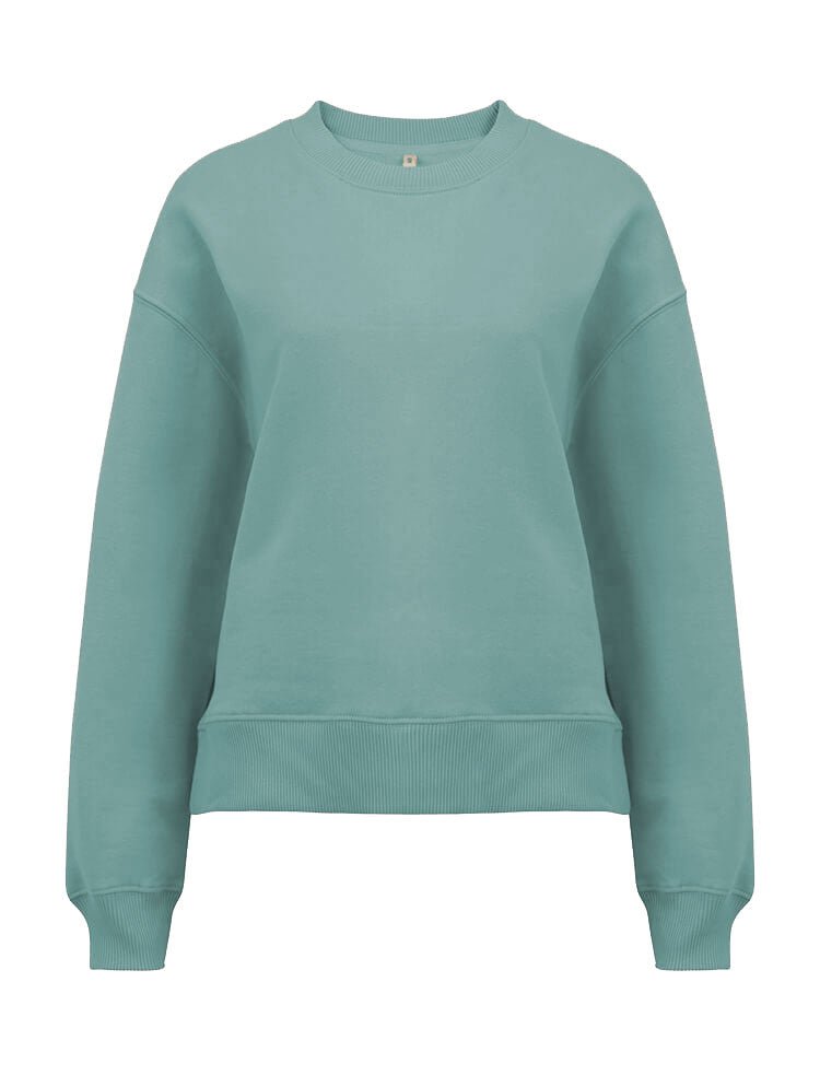 Damen Sweatshirt (Auslaufartikel) dropshoulder slate green