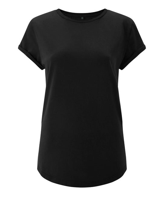 Damen T-Shirt rolled Arms (Auslaufartikel) - Geschenke für Frauen