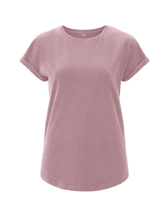 Damen T-Shirt rolled Arms (Auslaufartikel) - Geschenke für Frauen